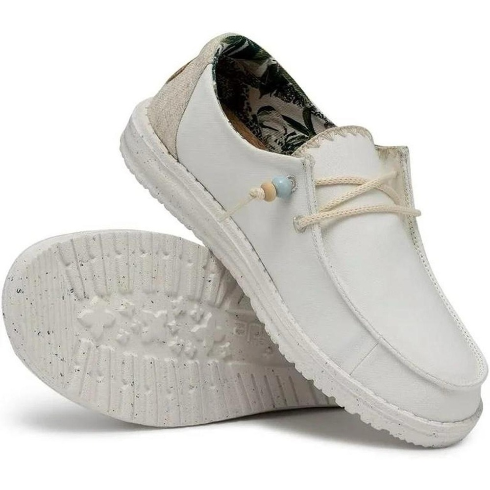 Hey Dude Men's White Casual Shoes
